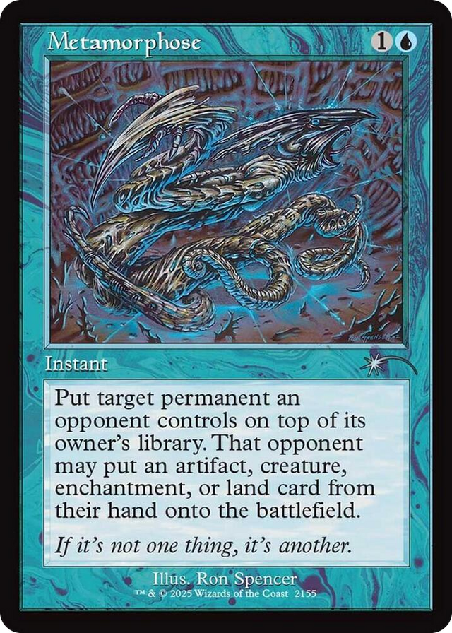 2155 Metamorphose (Retro Frame) U Secret Lair Drop Series