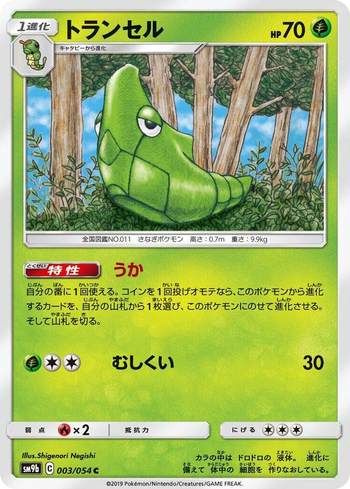 0003 Metapod Common Full Metal Wall