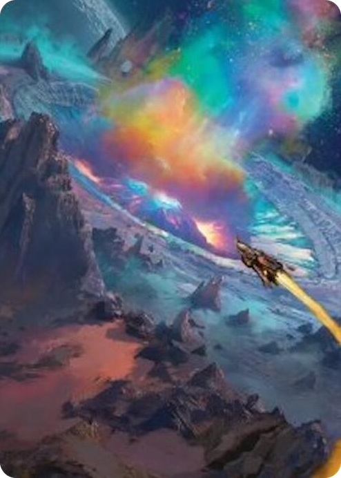 0045 Meteor Crater Art Card S Art Series: Edge of Eternities