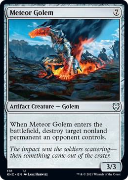 0101 Meteor Golem U Commander: Kaldheim
