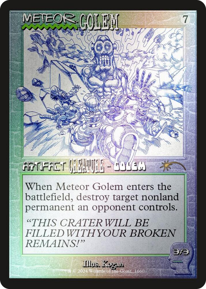 Meteor Golem (1660) (Rainbow Foil) #1660 R - Secret Lair Drop Series Pokemon card