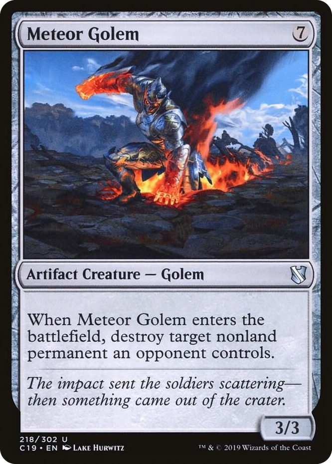 0218 Meteor Golem U Commander 2019