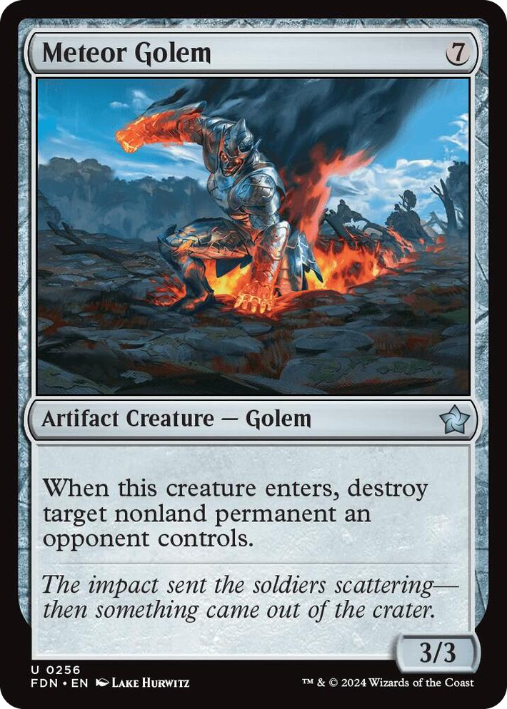 0256 Meteor Golem U Foundations