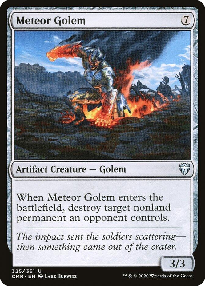 0325 Meteor Golem (325) U Commander Legends
