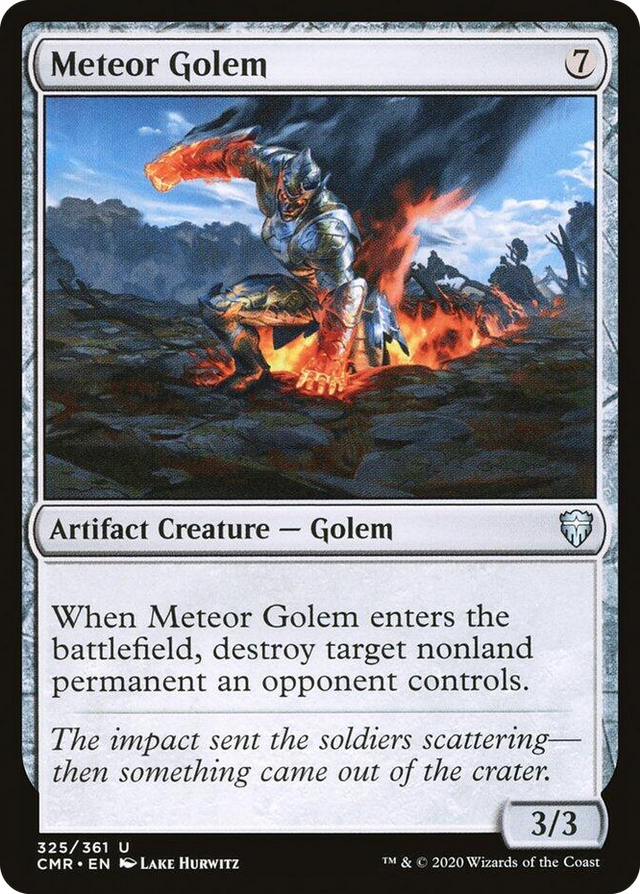 0325 Meteor Golem (325) U Commander Legends
