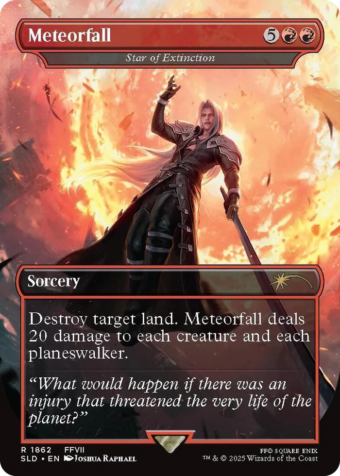 1862 Meteorfall - Star of Extinction R Secret Lair Drop Series