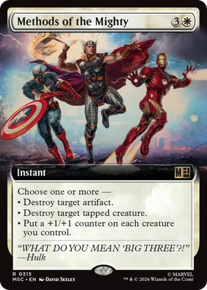 0315 Methods of the Mighty (Extended Art) R Commander: Marvel Super Heroes