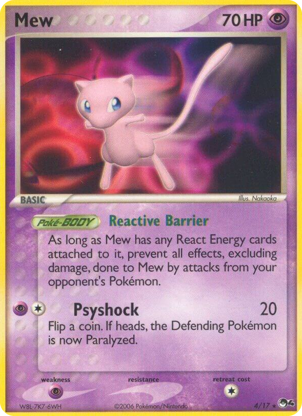 0004 Mew Rare POP Series 4