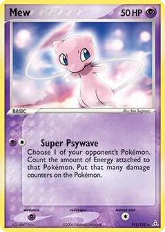 0111 Mew - 111/110 (Non-Holo DVD Promo) Promo Miscellaneous Cards & Products