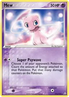 0111 Mew - 111/110 (Non-Holo DVD Promo) Promo Miscellaneous Cards & Products