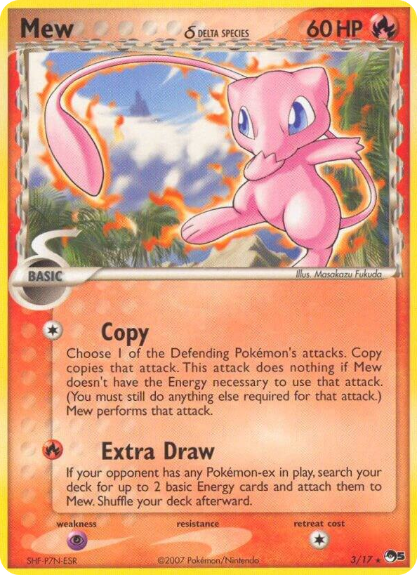 0003 Mew (Delta Species) Rare POP Series 5
