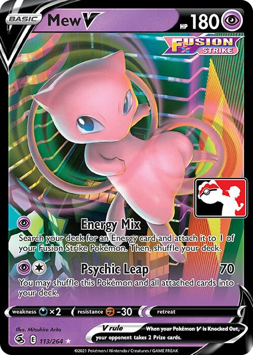 0113 Mew V Ultra Rare Prize Pack Series Cards