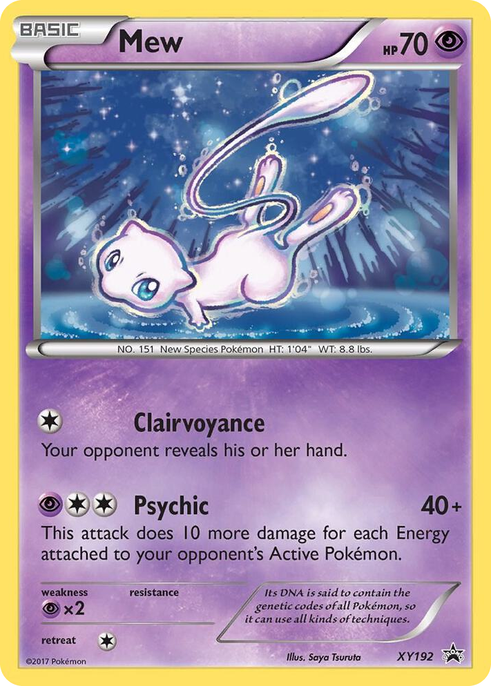 XY192 Mew - XY192 Promo XY Promos