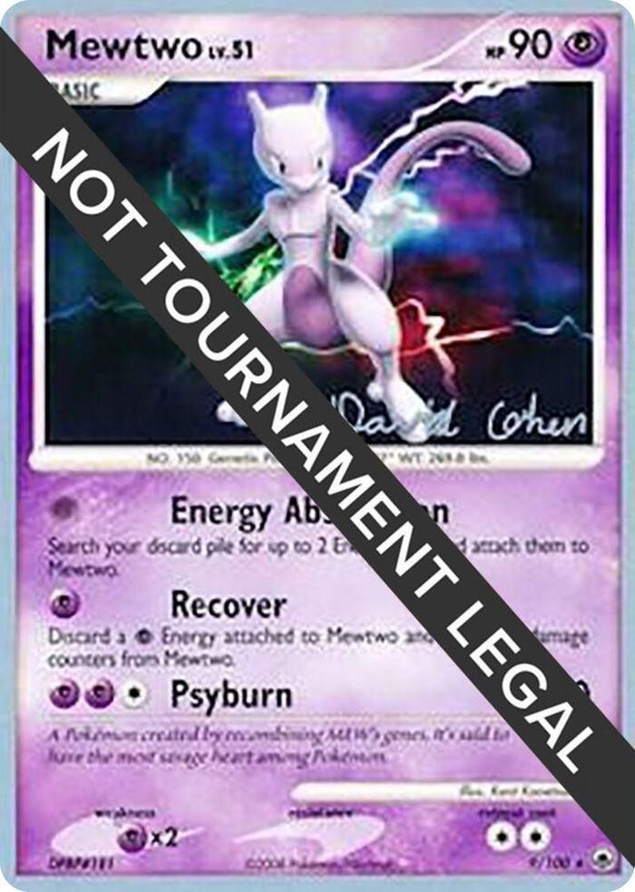 0009 Mewtwo - 2009 (David Cohen) Rare World Championship Decks