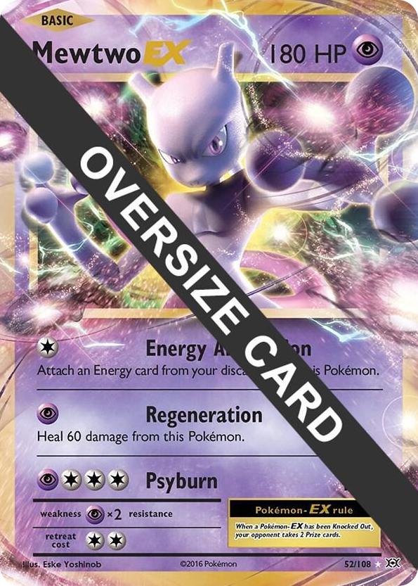 0052 Mewtwo EX Promo Jumbo Cards