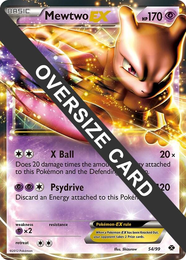 0054 Mewtwo EX Promo Jumbo Cards