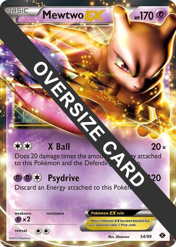 0054 Mewtwo EX Promo Jumbo Cards