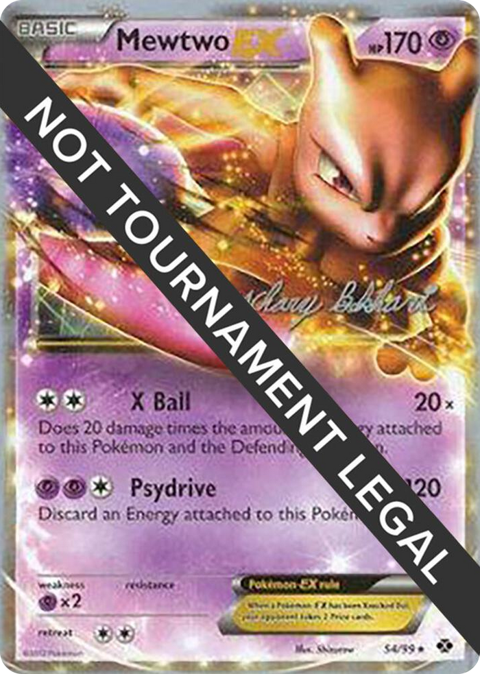 0054 Mewtwo EX - 2012 (Zachary Bokhari) Ultra Rare World Championship Decks