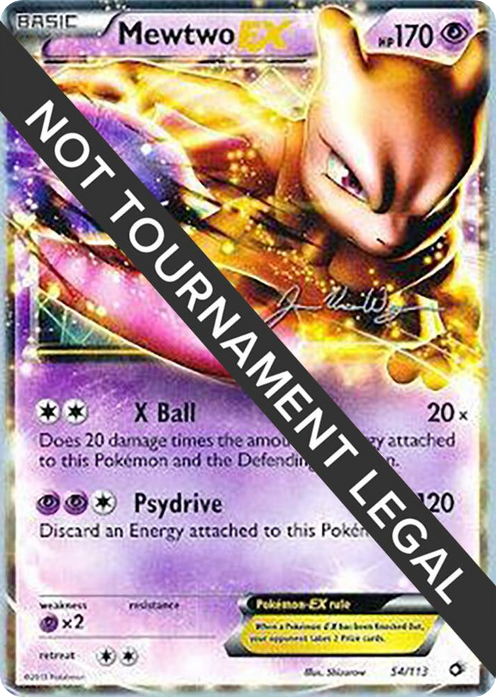 0054 Mewtwo EX - 2015 (Jacob Van Wagner) Ultra Rare World Championship Decks