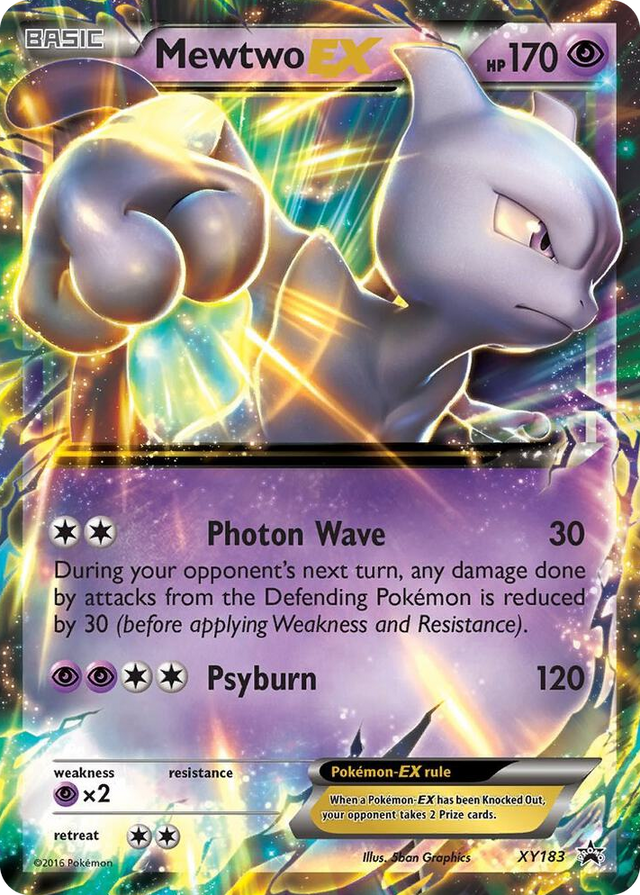 XY183 Mewtwo EX - XY183 Promo XY Promos