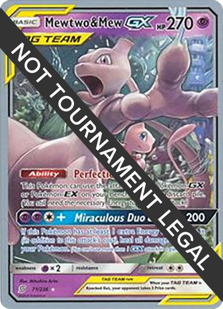 0071 Mewtwo & Mew GX - 2019 (Henry Brand) Ultra Rare World Championship Decks