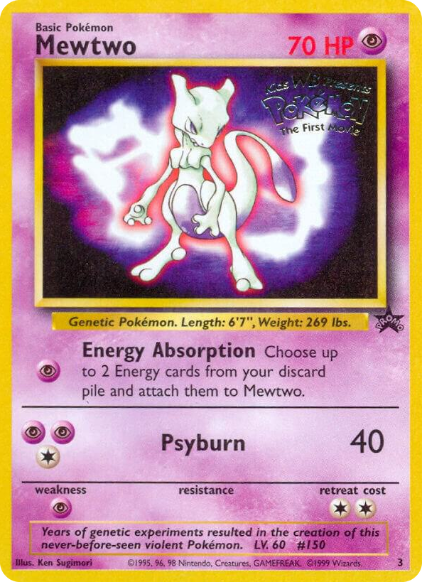 0003 Mewtwo (Movie Promo) Promo WoTC Promo