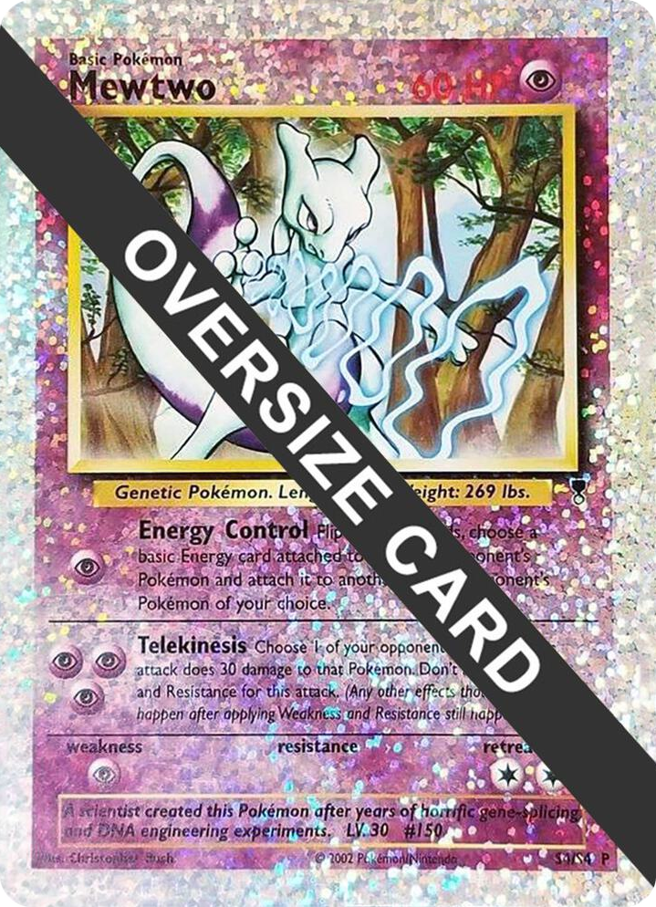 S004 Mewtwo - S4/S4 (Box Topper) Promo Jumbo Cards