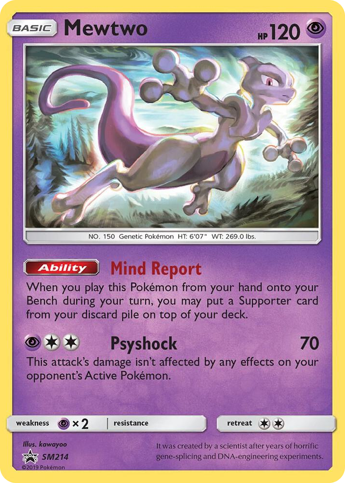 SM214 Mewtwo - SM214 Promo SM Promos