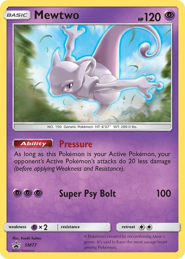 SM077 Mewtwo - SM77 Promo SM Promos