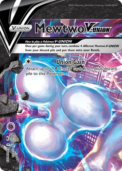 0159 Mewtwo V-UNION - SWSH159 Promo Sword & Shield Promo Cards