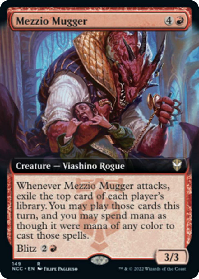 0149 Mezzio Mugger (Extended Art) R Commander: Streets of New Capenna