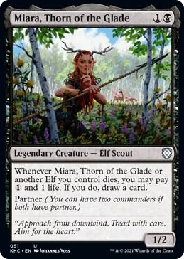 0051 Miara, Thorn of the Glade U Commander: Kaldheim