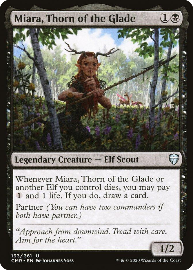 0133 Miara, Thorn of the Glade U Commander Legends