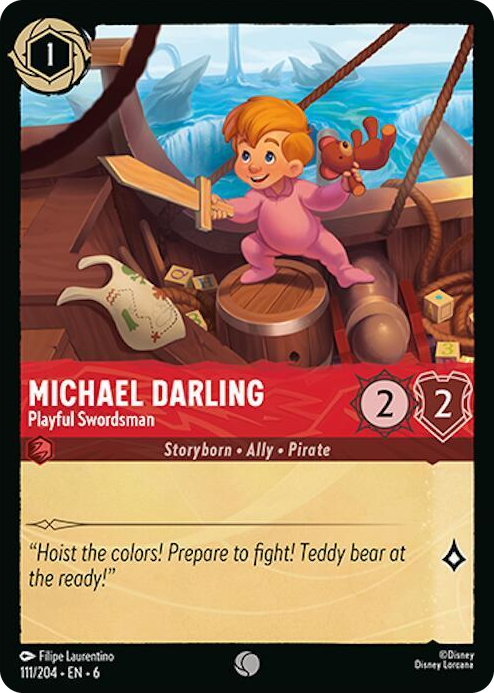 0111 Michael Darling - Playful Swordsman Common Azurite Sea
