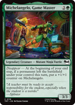 0118 Michelangelo, Game Master C Teenage Mutant Ninja Turtles