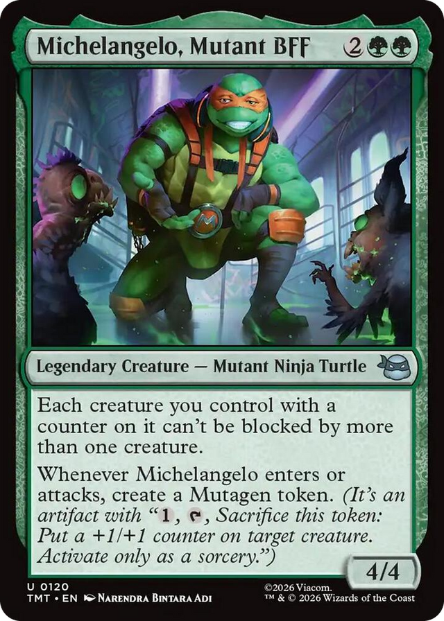 0120 Michelangelo, Mutant BFF U Teenage Mutant Ninja Turtles