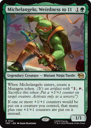 0121 Michelangelo, Weirdness to 11 R Teenage Mutant Ninja Turtles