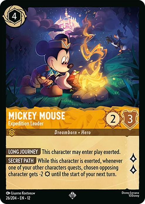 0026 Mickey Mouse - Expedition Leader Super Rare Wilds Unknown