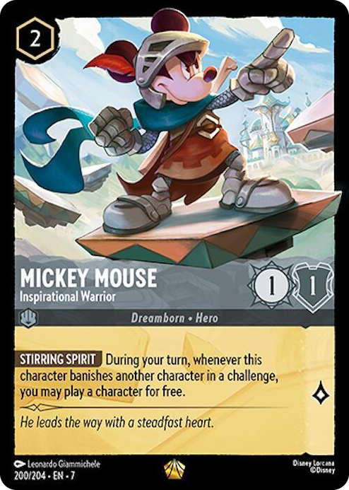 0200 Mickey Mouse - Inspirational Warrior Legendary Archazia's Island