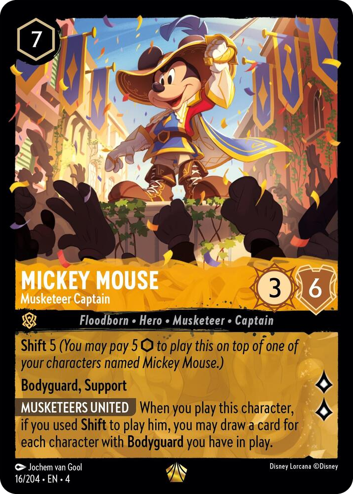 0016 Mickey Mouse - Musketeer Captain Legendary Ursula's Return