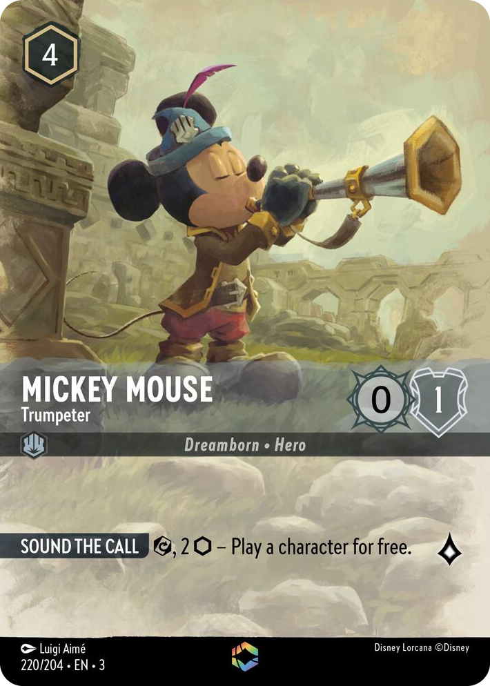 0220 Mickey Mouse - Trumpeter (Enchanted) Enchanted Into the Inklands