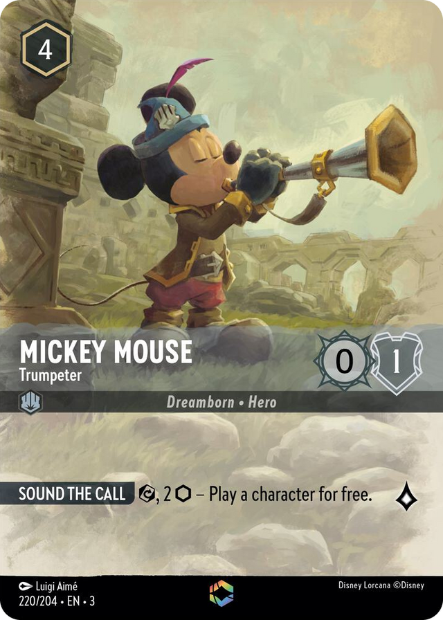 0220 Mickey Mouse - Trumpeter (Enchanted) Enchanted Into the Inklands