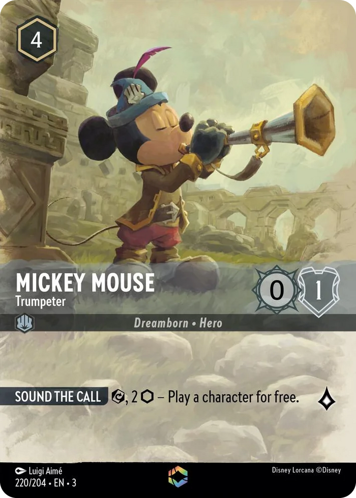 0220 Mickey Mouse - Trumpeter (Enchanted) Enchanted Into the Inklands