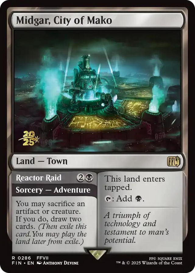 0286 Midgar, City of Mako R Prerelease Cards