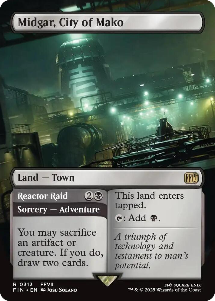 0313 Midgar, City of Mako (Borderless) R FINAL FANTASY