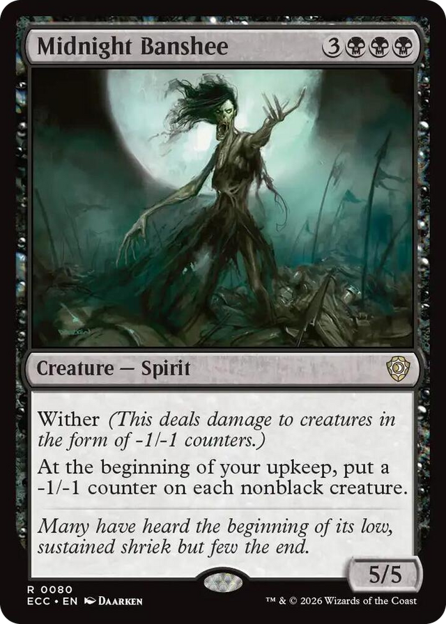 0080 Midnight Banshee R Commander: Lorwyn Eclipsed