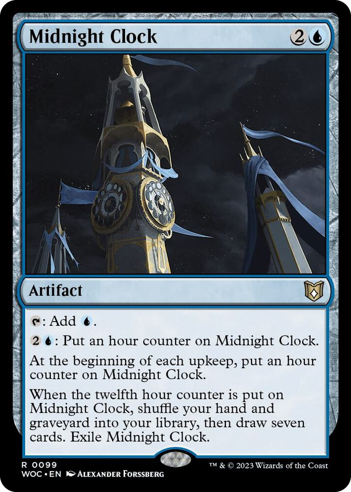 0099 Midnight Clock R Commander: Wilds of Eldraine
