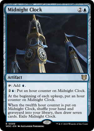0099 Midnight Clock R Commander: Wilds of Eldraine