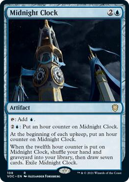 0108 Midnight Clock R Commander: Innistrad: Crimson Vow
