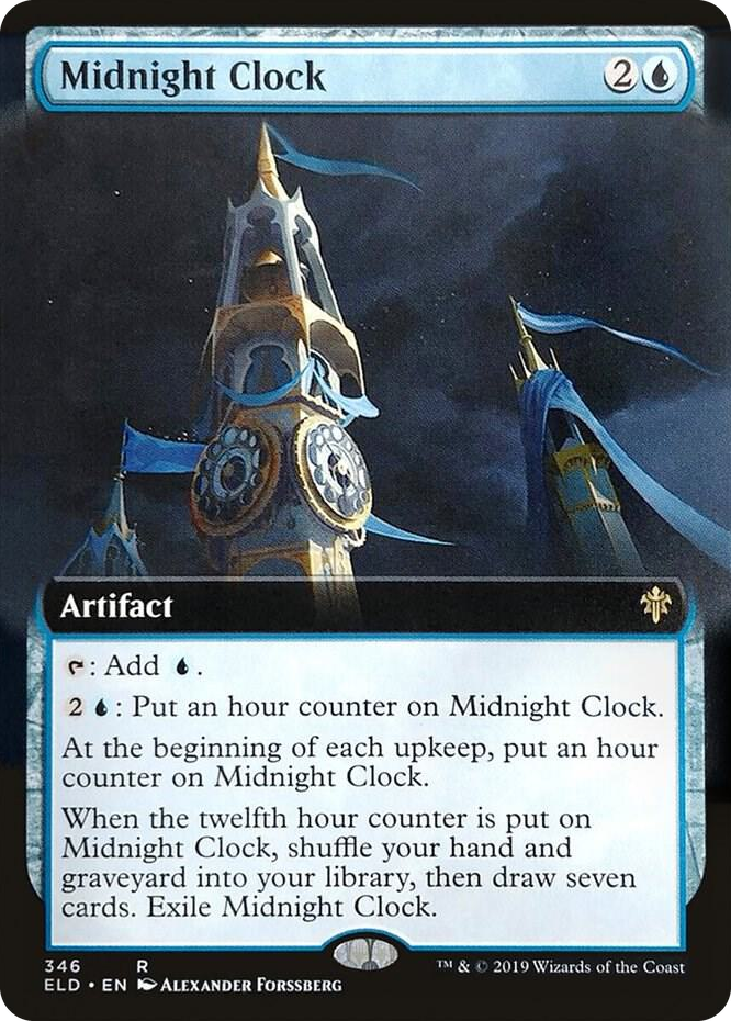 0346 Midnight Clock (Extended Art) R Throne of Eldraine